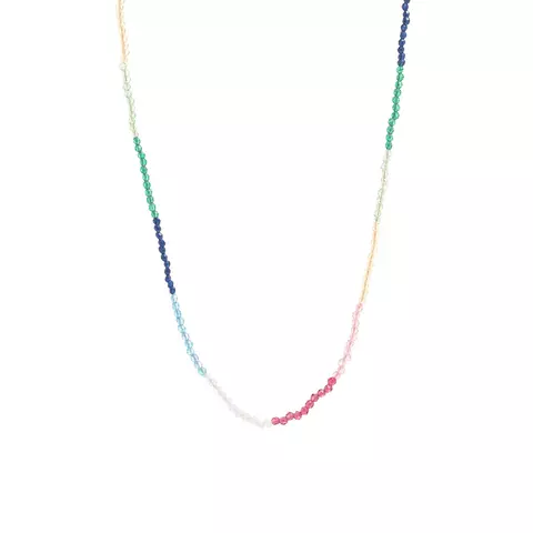 COLAR CRISTAL MIX FIO 1 VOLTA 48CM