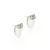 BRINCO CRISTAL RUTILADO NA COR BERILO MADREPEROLA EAR JACKET OVAIS SEMI BANHO RODIO - Gabi Paro Joias