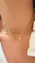 COLAR CRISTAL RODOLITA CRISTAL PERIDOTO CRISTAL AMETISTA 12 GOTAS LONGO BANHO OURO - comprar online
