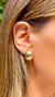 BRINCO FOLHEADO LISO MEIA LUA DOURADO - comprar online