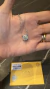 COLAR PRATA925 SOLITARIO MOISSANITE 10MM 40+5CM 10mm 4ct