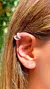 BRINCO ZIRCONIA BRANCA PIERCING 12MM TODA CRAVEJADA PRATA 925 - comprar online