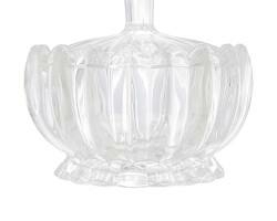 POTICHE DECOR VIDRO CRISTAL 11X11CM GENEVA