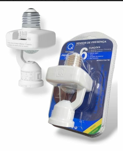 SENSOR PRESENCA TETO E27 BIV.QUALITRONIX