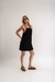 Vestido Macaquinho Minimal Preto - comprar online