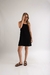 Vestido Macaquinho Minimal Preto - L I R I O   B R A Z I L 
