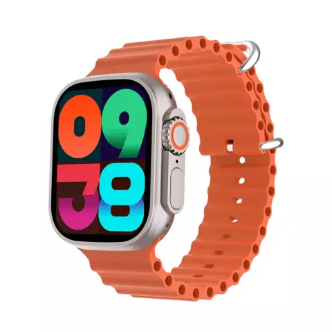 SMARTWATCH BAZIK PRIME W69 PROMAX COM GPS, NFC, 2GB PARA MÚSICAS, TELA AMOLED E KIT COM 7 PULSEIRAS