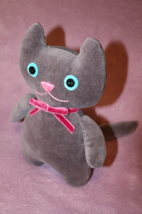 Téo gato cinza de pelúcia - comprar online