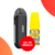 Pod Vaporesso Renova Zero 1 en color negro con líquido Dinner Lady de regalo al lado. Kit completo de inicio para vapear.