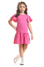 VESTIDO COM BABADO E ABERTURA NAS COSTAS - Hrradinhos - Cutte Baby Kids - Loja de Roupa Infantil