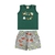 CONJUNTO REGATA DINO E SHORTS