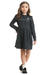 VESTIDO MENINA MANGA LONGA RIBANA PELETIZADA - Hrradinhos - comprar online