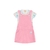 CONJUNTO FEMININO JARDINEIRA E BLUSA