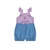 MACAQUINHO FEMININO RIBANA CANELADA E COTTON JEANS COM BORDADO URSO