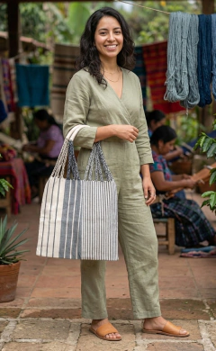 Handcrafted Chiapas Backpack Backstrap Loom Weaving |