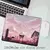 Imagem do Sakura cenário mouse pad grande borracha jogo mousepads duráveis tapetes de me