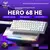Novo AULA HERO 68HE/ULTRA INSTOCK Interruptor Magnético Teclado para Jogos E-sp - loja online