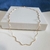 Colar choker zig zag