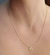Conjunto coração infinito dourado na internet