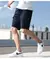 Imagem do Verão masculino americano workwear shorts moda tendência calças soltas em lin