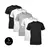Kit Com 5 Camisetas Poliéster Lisa - Cores - comprar online