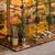 Mini kit de casa de bonecas de flores faça você mesmo, montagem de quebra-cabeça 3D feito à mão, brinquedos de construção - comprar online