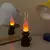Calcifer luz noturna sem chama, dia das bruxas, retrô, decorativa, vela, desenh na internet