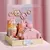 Mini kit de casa de bonecas de flores faça você mesmo, montagem de quebra-cabeça 3D feito à mão, brinquedos de construção - loja online