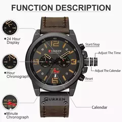 Relógio Curren Elite Chrono