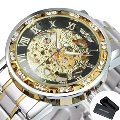 Relógio Skeleton Prime - Design Transparente e Elegante - comprar online