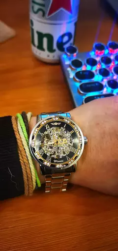 Imagem do Relógio Skeleton Prime - Design Transparente e Elegante
