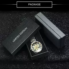Relógio Skeleton Prime - Design Transparente e Elegante - comprar online