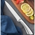 Cuchillo Recto Mango Metalico 33cm