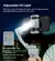 Estabilizador Gimbal HQ6 de 3 eixos com luz