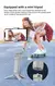 Estabilizador Gimbal HQ6 de 3 eixos com luz