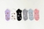 Kit 3 pares meia feminina cano curto - comprar online