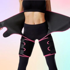 Faja Reductora Para Abdomen Pierna Y Glúteos Rosa en internet