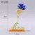 Imagem do Yo cho 24k banhado a ouro rosa flor artificial 24k folha rosa galáxia caixa ani
