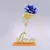 Yo cho 24k banhado a ouro rosa flor artificial 24k folha rosa galáxia caixa ani - comprar online