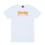 Camiseta Thrasher Magazine Juvenil Classic Flame - Branco