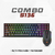 Combo Redragon 2 En 1 Pollux + Trident S136 Black Teclado Negro Idioma Ingles - Alta Data