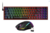Combo Redragon 2 En 1 Pollux + Trident S136 Black Teclado Negro Idioma Ingles