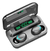 Auriculares in-ear gamer inalámbricos TWS F9-5 BTH-F9-5 negro con luz LED - Alta Data
