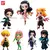 Anime 15cm Demon Slayer Figura Nezuko, Tanjirou, Zenitsu, Inosuke, Kyoujurou, Giyuu, Kawai Qposket - vivashop