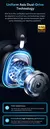 Baseus GH02 Gaming Wireless Headphone com Microfone Over-Ear Fones de Ouvido Bluetooth 5.3 40mm Drive 2.4G/Wireless/Cable RGB - loja online