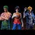 30cm Uma Peça Roronoa Zoro, Sanji e Luffy