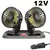 Ventilador Elétrico Automotivo para Carro, Ventilador de Ar Ajustável 360 °, USB, 12v, 24v de Velocidades na internet