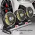 Ventilador Elétrico Automotivo para Carro, Ventilador de Ar Ajustável 360 °, USB, 12v, 24v de Velocidades - vivashop