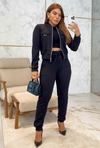 Conjunto Malha Bublee Preto
