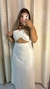 Vestido com aplicação de flor